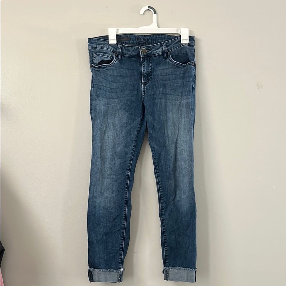 Kut from the Kloth Blue Ankle Cropped Jeans